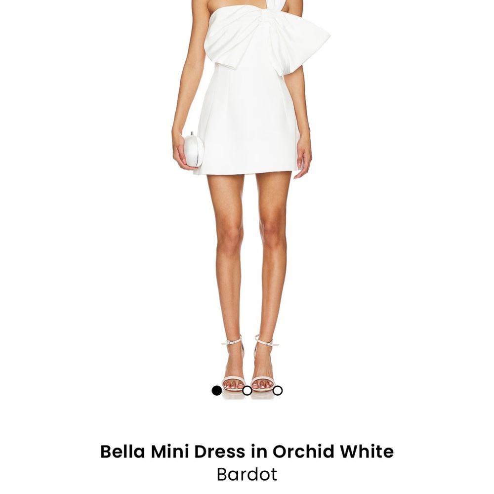 Bardot Orchid White Mini Dress
